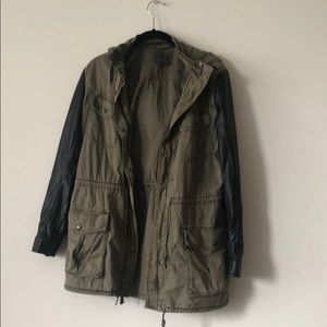 Olive Green Utility Jacket by Talula